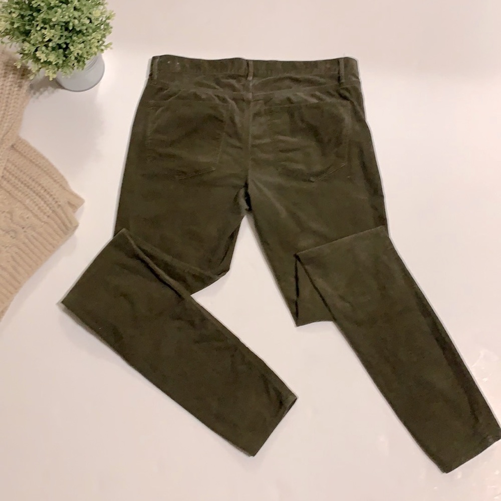 MADEWELL Olive Green Corduroy Skinny Pants Jeans Size 27 - Picture 6 of 10